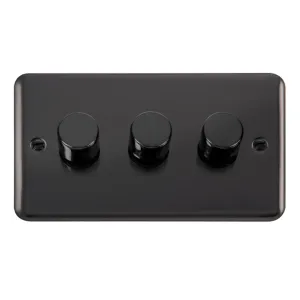 3 Gang 2 Way 400Va Dimmer Switch
