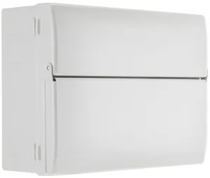 METAL CONSUMER UNIT 12 MOD 9 WAY UNPOPULATED WITH