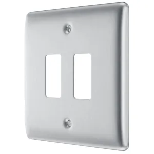 GRID FRONT PLATE METAL NEXUS - BR ST STEEL - 2 GAN