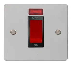Define - 50A 1 Gang Double Pole Switch With Neon -
