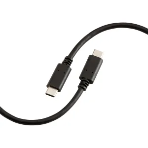 1.5m 60W USB-C to USB-C Cable - Black