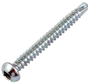 8 X 3/4 RND Sq-Lok Self Driller BZP