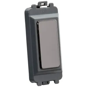 Blank grid module - black nickel