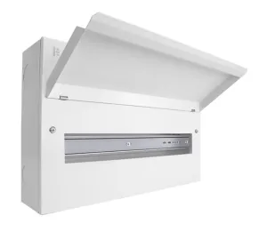 18 Way Elucian Metal Consumer Unit Unpopulated