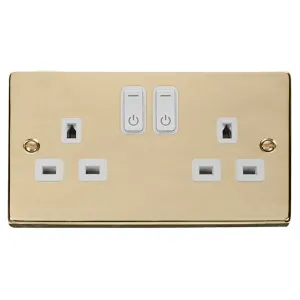 INGOT 13A 2G RF SMART SOCKET DECO BR WH