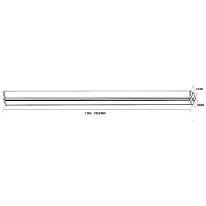 230V 26W LED Emergency Batten 1525mm (5ft) 4000K