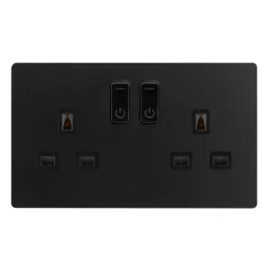 13A 2G RF SMART SOCKET DEFINITY BK BK