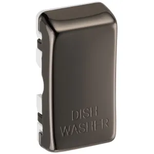 GRID ROCKER "DISH WASHER" - BLACK NICKEL - PACK 10