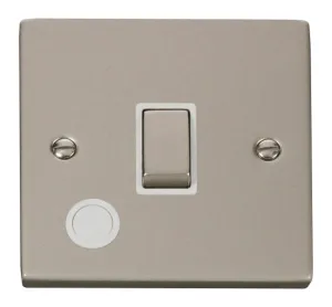 20A 1 Gang DP 'Ingot' Switch With Flex Outlet - Wh