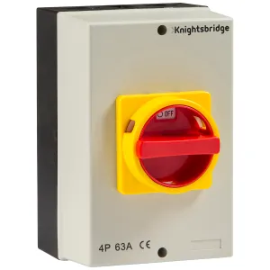 IP65 63A Rotary Isolator 4P AC (230V-415V)