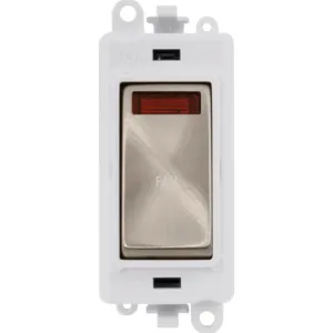 20AX Double Pole Switch With Neon Module - Polar W