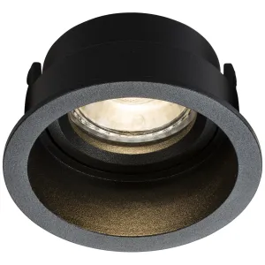 Dipa Single Fixed Round Anti-Glare Downlight Black