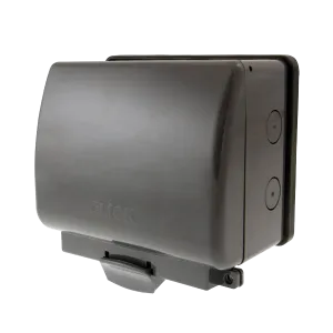 2 Gang 13A DP Switched Socket IP66 Weatherproof Un