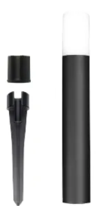 QUARTZ - 3W IP65 LED MINI POST LIGHT, INCLUDES 2M