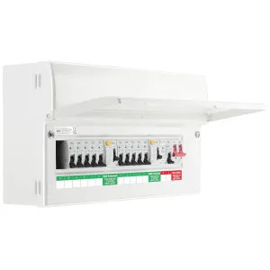 Metal Consumer Unit 11 Way with 100A main Switch,