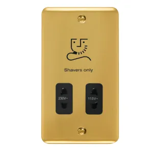 115/230V Dual Voltage Shaver Socket