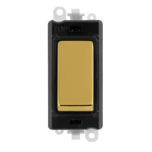 20AX 3 Position Retractive Switch Module - Black -