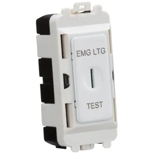 20AX DP key module (marked EMG LTG TEST) - matt wh