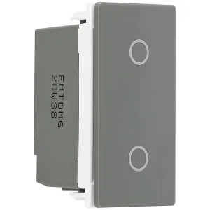 EURO MODULE TOUCH LED DIMMER, MASTER, GREY