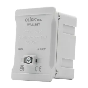 100A 1 POLE 5 X 2.5~35MM LINK BOX - GREY
