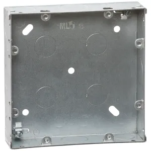 6-8G 35mm galvanised steel box