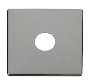 1 Gang Toggle Switch Cover Plate - Chrome