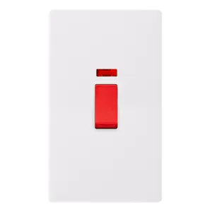 Definity Complete - 50A 2 Gang Double Pole Switch