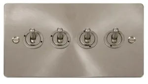 10AX 4 Gang 2 Way Toggle  Switch