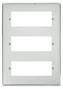 18 Minigrid Module Plate - Chrome