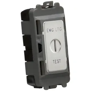 20AX DP key module (marked EMG LTG TEST) - brushed