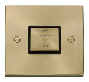 10A INGOT 3 POLE FAN ISOLATION PLATE SWITCH