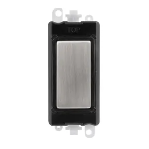 Blank Module - Black - Stainless Steel