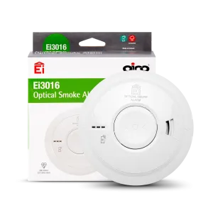 Optical Smoke Alarm. 230V with 10 Year Rechargeabl