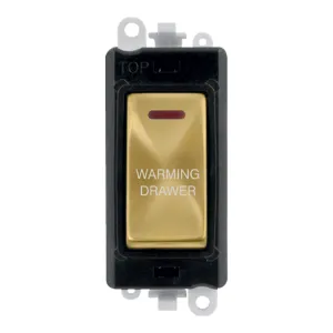 20AX Double Pole Switch With LED Module - Black -