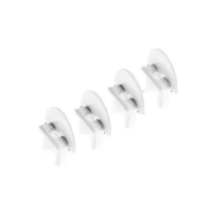 PROFILE3 - WHITE ACCESSORY PACK 4 X END CAPS FOR P