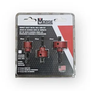 3PC Impact Holesaw Kit Metric(IHSKITMET)