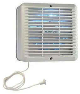 Manrose 150mm/6" automatic model with pullcord