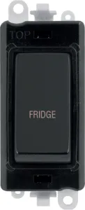 20AX Double Pole Switch Module - Black - Matt Blac