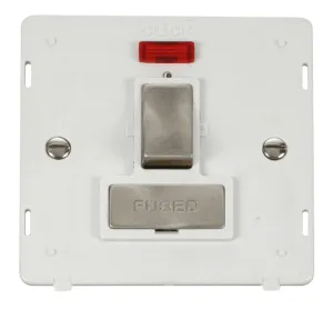 Ingot 13A Fused Sw. Conn. Unit Insert & Neon - Whi