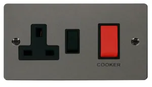 Define - 50A Cooker Control Unit - Red/Black Rocke