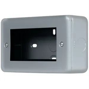 METAL CLAD PRO 2 GANG NEW MEDIA UNFURNISHED PLATE
