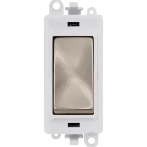 20AX Double Pole Switch Module - Polar White - Bru