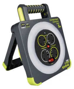 4 SOCKET 5M 13 AMP H05VV-F3G1,25MM WORKLIGHT REEL