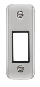 1 Gang MiniGrid Unfurnished Architrave Plate - 1 A