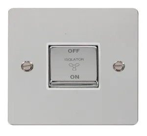 10A INGOT 3 POLE FAN ISOLATION PLATE SWITCH