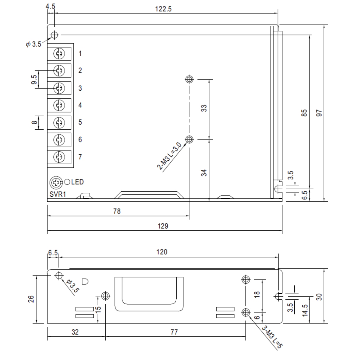Driver, LED Constant Voltage IP20