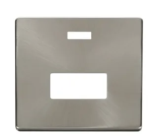 Connection Unit With Neon Cover Plate - Brushed St