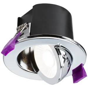 SpektroLED Evo Tilt - Fire Rated IP65 Downlight wi