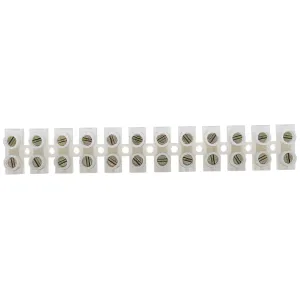 12 WAY TERMINAL STRIP, RATED AT 15A - PACK OF 10
