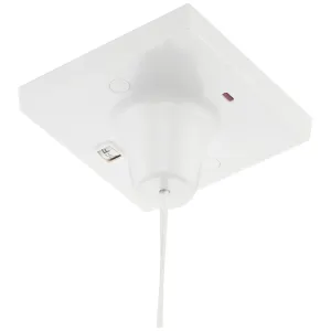WHITE MOULDED 45A CEILING SWITCH, WITH POWER INDIC
